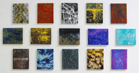 Nitin Mukul 15 Views 2016 Oil and acrylic on canvas 9 x 10 in.