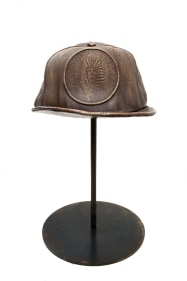 Katja Larsson  Kings of Our Destiny, 2022  Bronze, mild steel  21.65h x 13.39w x 11.81d in  1/3