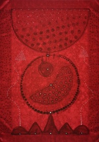 Mohan Malviya UNTITLED 2 2007 Acylic on canvas 74 x 52 in.