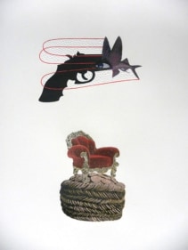 Avishek Sen UNTITLED 8 2010 Mixed media on paper 18.5 x 24 in.