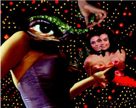 Chitra Ganesh  Pin Up, 2010  Mixed media on canvas  16h x 20w in