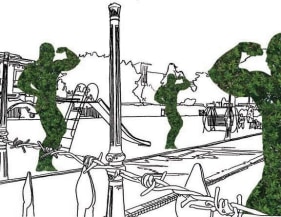 Mahreen Zuberi GREEN PATROL COMMUNITY PARK, KARACHI 2010 Digital print on paper (Ed. of 3) 8 x 10.5 in.