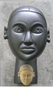 Mayyur Gupta COUPLE 2008 Graphite on wood 13 x 7.4 x 14.5 in.