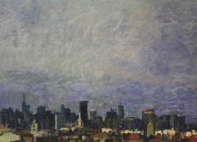 Bernardo Siciliano Summer and Storm (2) 2016 Oil on linen 20 x 27.5 in.