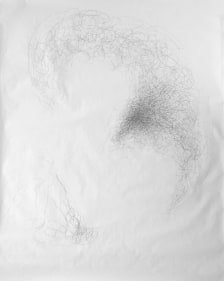 Marcy Chevali  Circumference VI  Pencil on paper 60h x 48w in