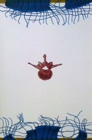 Attiya Shaukat STEP BY STEP III 2008 Gouache on wasli 19.5 x 13 in.