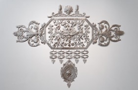 Adeela Suleman Untitled 5 (ed. 1 of 3) 2011 Stainless steel 29.5 x 103 in. Photo: Goswin Schwendinger