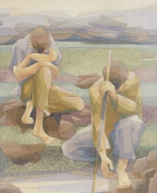 Jehangir Sabavala THEY SEEK BUT DO NOT FIND 2007 Oil on canvas 60 x 48 in.