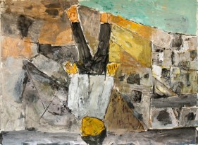 Ram Kumar UNTITLED (FIGURE 3) 2013 Acrylic on paper 30 x 22 in.