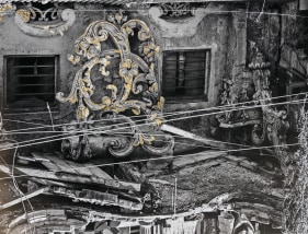 Najmun Nahar Keya  Kintsugi Dhaka (3), 2019  Photograph on archival paper, gold leaf, archival glue  13 x 17 in