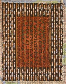 Talha Rathore A BOUNDLESS SEA III 2007 Gouache and collage on wasli 18 x 24 in.