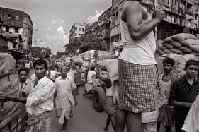 Raghu Rai MIGRATORY LABOURERS, KOLKATA 2005 Digital scan of photographic negative on archival paper 20 x 30 in.