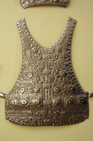 Adeela Suleman UNTITLED 3 (SUICIDE JACKET WITH CROWN) (Ed. of 3) 2010 Steel 75 x 55 in.