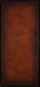 Natvar Bhavsar GUNTHAN III 2005 Oil on canvas 38.5 x 16.5 in.