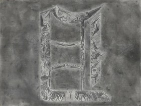 Debnath Basu DISSECTION OF DICTIONARY OF PHILOSOPHY &quot;D&quot; 2007 Mixed media on paper 22 x 30 in.