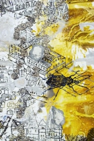 Jayashree Chakravarty UNTITLED 4 (STANDING WITNESS) 2009 Acrylic and oil on canvas 120 x 69.5 in. NFS