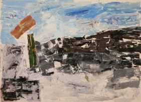 Ram Kumar ABSTRACT LANDSCAPE 10 2005 Acrylic on paper 21.5 x 29.5 in.