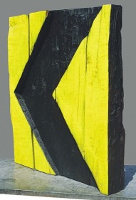 Devang Anglay KEEP GOING 2005 Acrylic on wood 19.5 x 16 x 3 in.