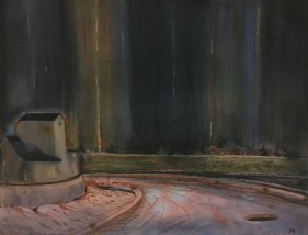 Sujith S. N.   Untitled 1  2016  Watercolor on paper  10 x 13 in