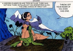 Chitra Ganesh SATI AND SHIVA 2003 C-print on archival paper 20 x 29 in.