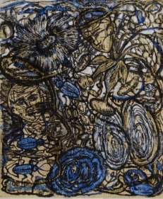 Jayashree Chakravarty Untitled 5 (Flower) 2009 Mixes media on paper 8.5 x 7 inches NFS