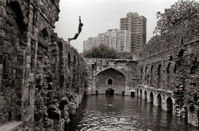 Raghu Rai DIVING INTO UGRASEN BAOLI, DELHI 1971 Photographic print 20 x 15 in.