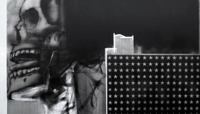 Riyas Komu ONLYNESS 2007 Oil on canvas 69 x 120 in.