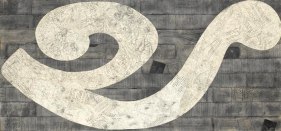 Debnath Basu RECLINING FIGURE 9 2007 Mixed media on paper 27 x 58 in.  SOLD