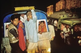 Raghu Rai Tourist Leaving Pushkar Fair, Rajasthan Edition of 10 1992 Digital scan of photographic negative on archival paper 18 x 27 in.
