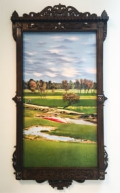 Adeela Suleman  Not Everyone's Heaven - 1, 2017  Wood, Polish &amp; Enamel Paint Hardener and Lacquer  87.5 x 47.5 x 5.5 in