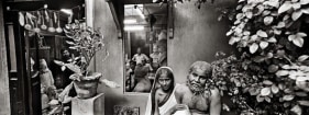 Raghu Rai ARTIST STUDIO, KOLKATA 2004 Digital scan of photographic negative on archival paper 20 x 54 in.