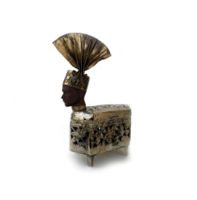 Affan Baghpati, Faizan Safri Pandan, 2018, Brass and vinyl Ken doll, 7 x 5 x 2.50 in