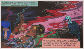 Chitra Ganesh  The Prison of Childhood, 2013  Archival inkjet print  20.50h x 33.50w in