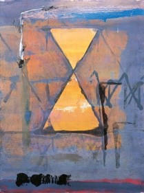 S. Harsha Vardhana UNTITLED 52 2007 Acrylic on paper 30 x 22 in.  SOLD