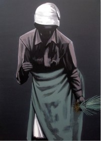 Rajan Krishnan PEASANT WOMAN 2011 Acrylic on canvas 84 x 60 in.