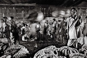 Raghu Rai FLOWER MARKET, KOLKATA 2004 Digital scan of photographic negative on archival paper 20 x 30 in.