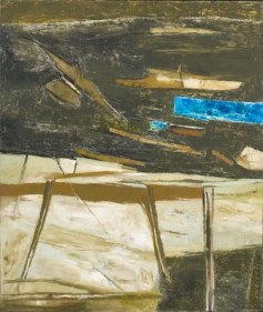 Ram Kumar UNTITLED 1973 Oil on canvas 40 x 34 in. NFS