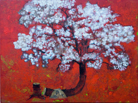 G. R. Iranna DISCONNECTED 2013 Acrylic on canvas 36 x 48 in.