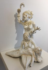 Jaishri Abichandani Before Kali (105) 2015 Clay and paint Height: 14&quot;