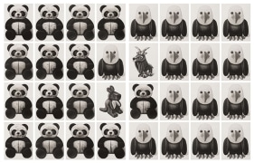 Michael Kempson FRIENDS AND ACQUAINTANCES 2013 Etching and aquatint on Velin Arches 300gsm paper 10.75 x 8 in. (x32 Panels)