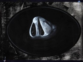 Anandajit Ray STRINGS 2008 Watercolor and gouache on paper 12 x 16 in.