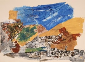 Ram Kumar ABSTRACT LANDSCAPE 9 2005 Acrylic on paper 22 x 30 in.