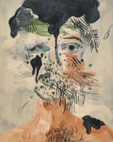 Salman Toor Humiliated Ancestor 5 2016 Oil on panel ​10 x 18 in.