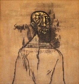 F. N. Souza UNTITLED (STANDING MAN) 1964 Oil on canvas 29 x 29 in.