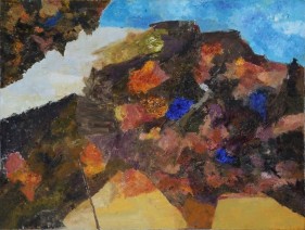 Ram Kumar UNTITLED LANDSCAPE 3 2008 Oil on canvas 36 x 48 in. NFS