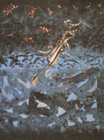 Awdhesh Vajpai UNTITLED 2 2007 Acrylic on canvas 60 x 45 in.  SOLD