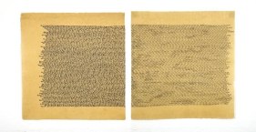 Saad Qureshi Untitled 12 Ink on Chinese paper 16.5 x 34.5 in NFS