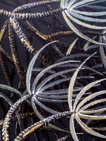 Rajan Krishnan PLANT FROM THE GROVE BY THE RIVER 2 2011 Acrylic on canvas 84 x 60 in.