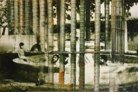 Farida Batool QADAM QADAM AZAD 2009 Lenticular print 25 x 36 in.