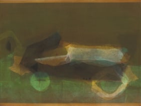 Manish Pushkale MY NAME IS NOT RED 2008 Oil on canvas 36 x 48 in.